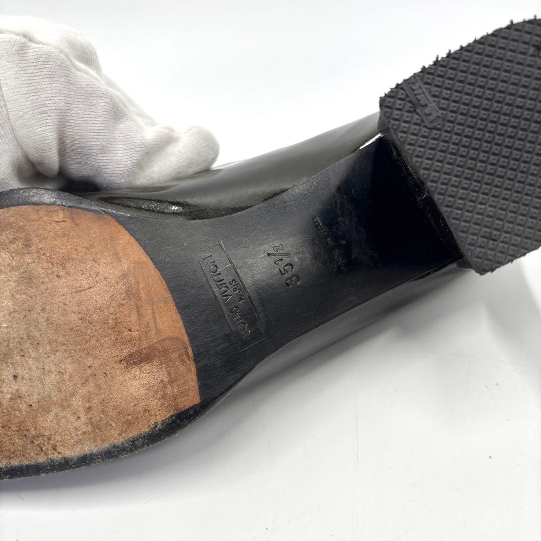 LOUIS VUITTON ルイヴィトン パンプス スクエア ロゴキューブ