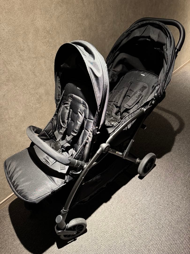 【R】カトージ　タンデムストローラー　2人乗りベビーカー