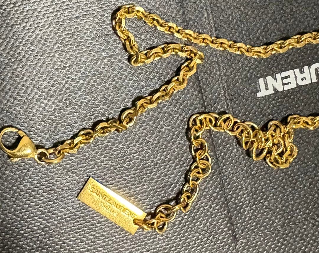 SAINT LAURENT サンローラン ネックレス 色ゴールド 付属品完備