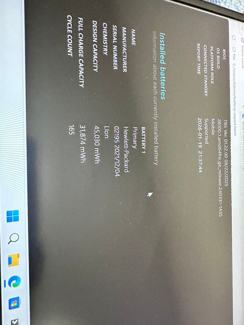 HP probook 450G8 15.6インチ　i5-11世代　オフィス　永続