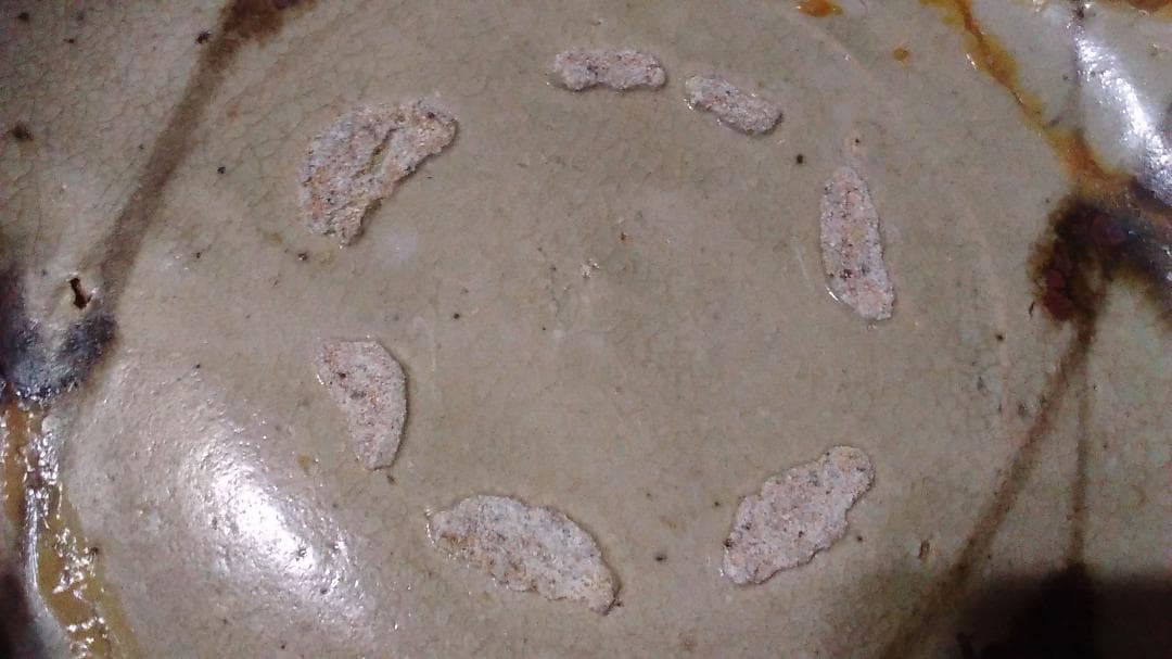 古唐津　絵唐津　大皿　発掘　呼継　径23.8cm