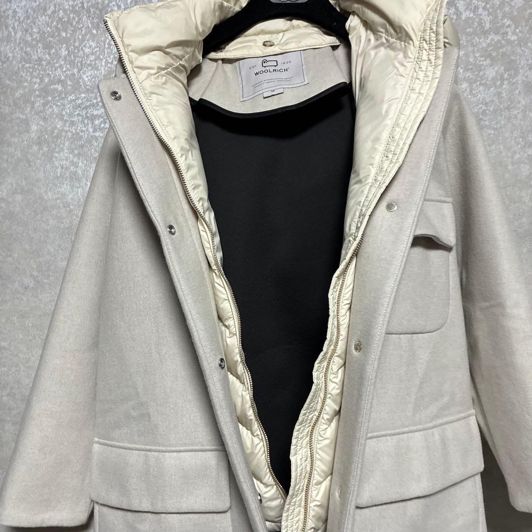 【極美品】 IENA WOOLRICH ウールリッチ2in1ダウン フードコート