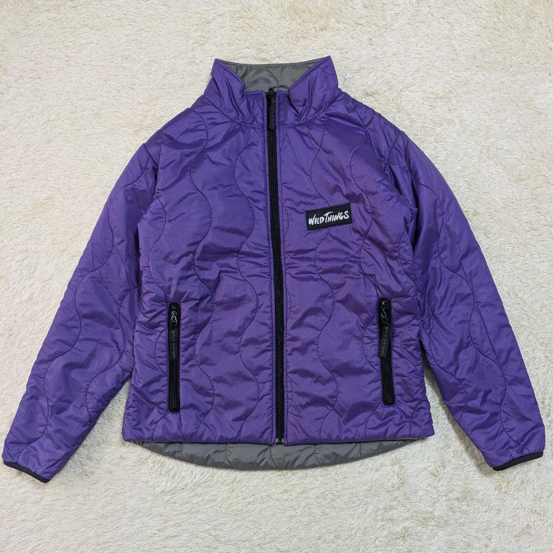 【USA】 WILD THINGS リバーシブル 紫×グレー S