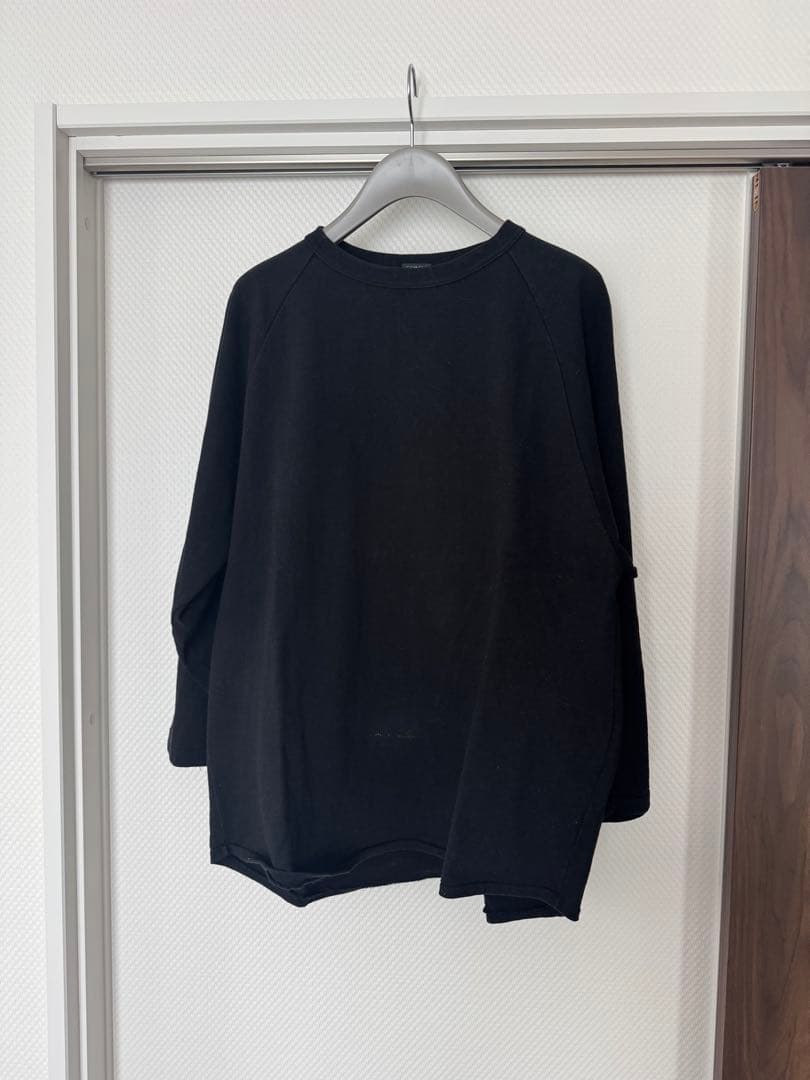 コモリ　comoli 24SS コットンジャージ　ベースボールＴシャツ　サイズ３