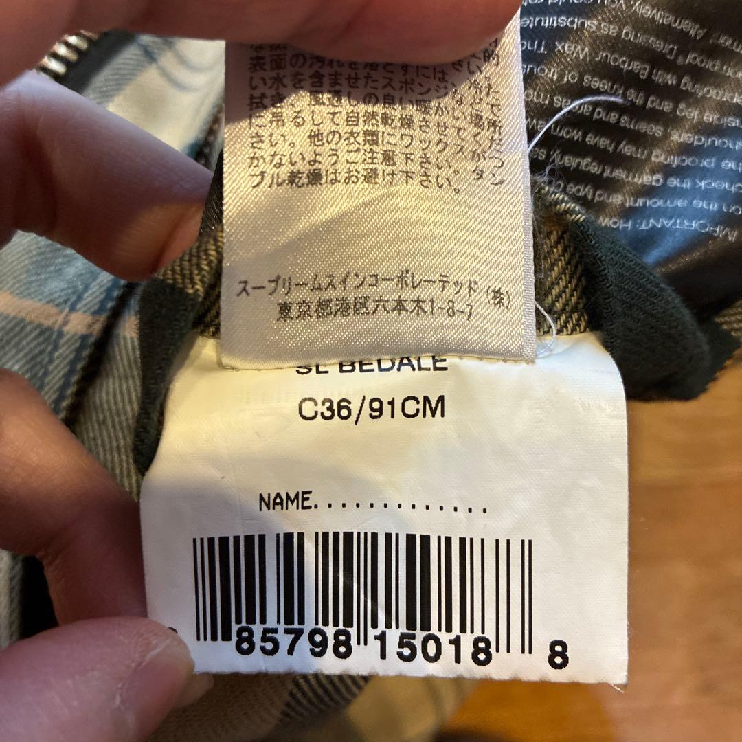 Barbour コーデュロイ襟付きジャケット