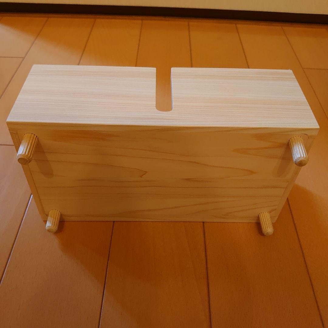 アトリエ鉄の森　ボックス型　ティッシュボックス　ティッシュケース　木製