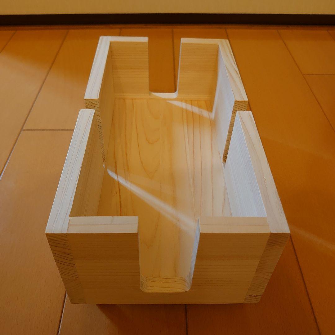 アトリエ鉄の森　ボックス型　ティッシュボックス　ティッシュケース　木製