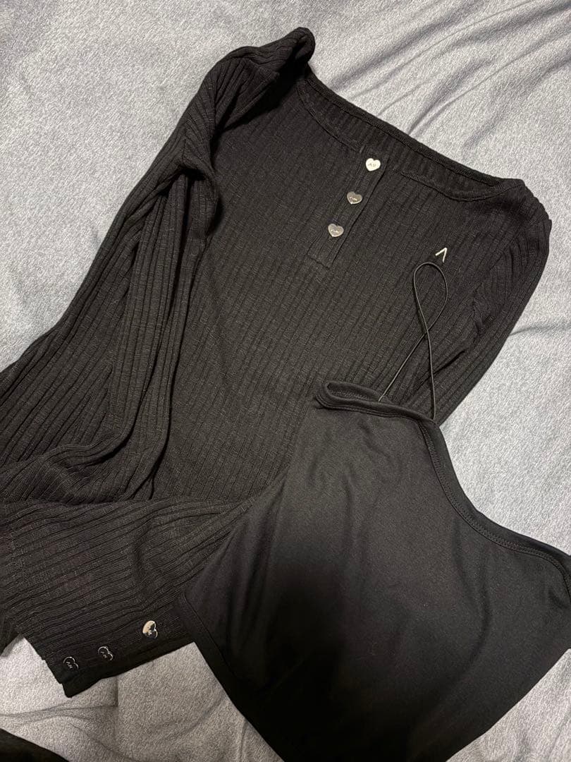 【新品未使用】andmary Dorothy heart tops アンドマリー