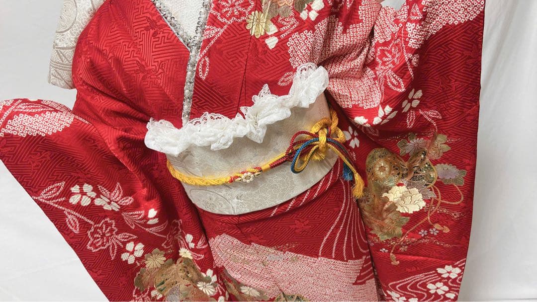 振袖 正絹　振袖フルセット　成人式　振袖6点セット