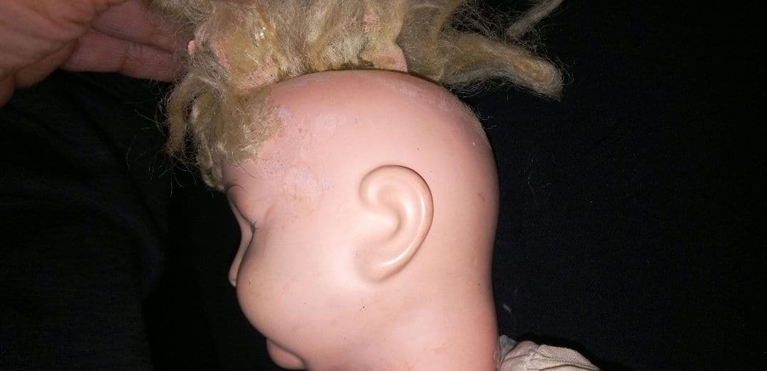 フラーティアイ　シノダ　大正　昭和　サクラビスク　人形　ビスクドール