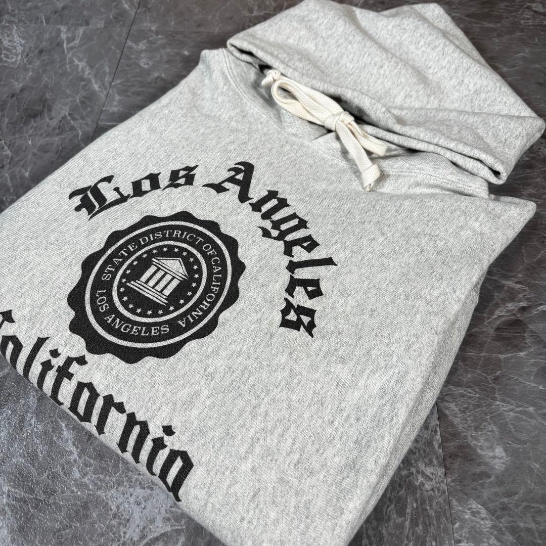 チャンピオン リバースウィーブ パーカー 3段【XL】グレー 復刻トリコタグ