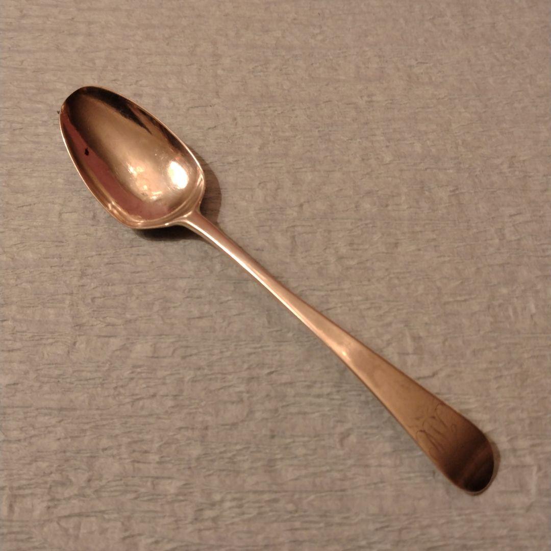 お値下げ　イギリス　純銀ティースプーン　1781年