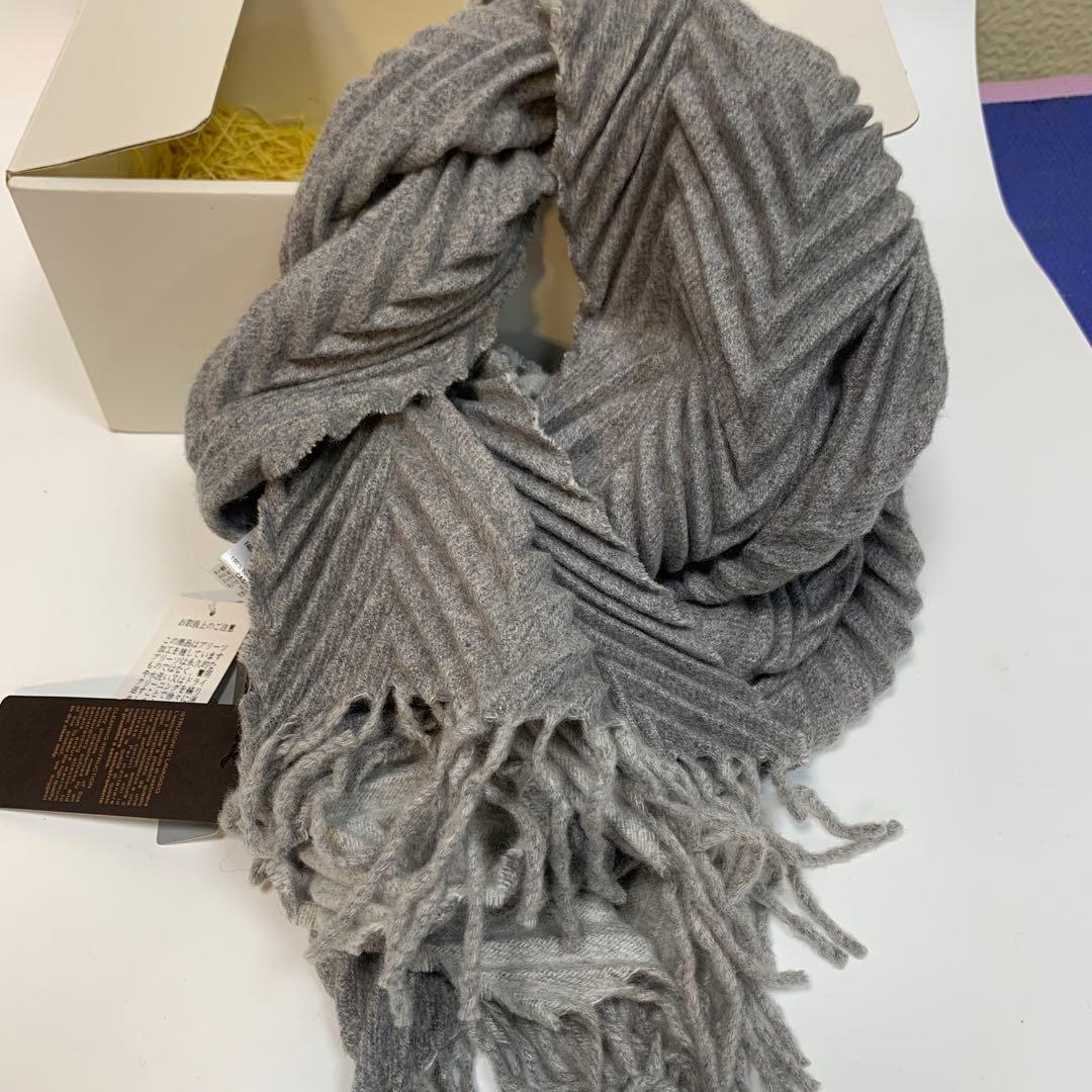 新品未使用 Arte アルテ カシミヤ プリーツ マフラー　レディース　メンズ