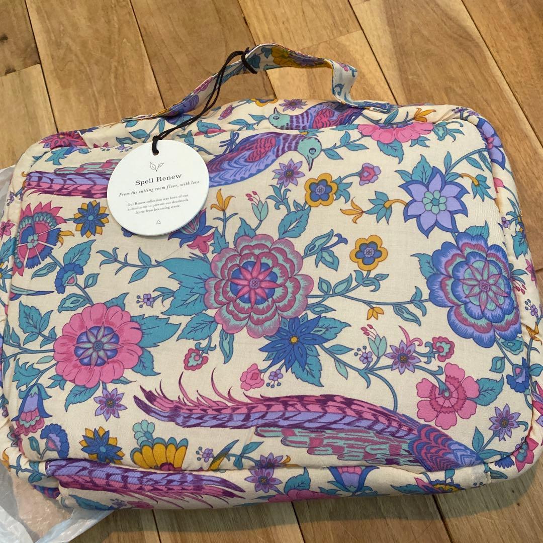 spell バッグ　quilted packing cubes lovebird
