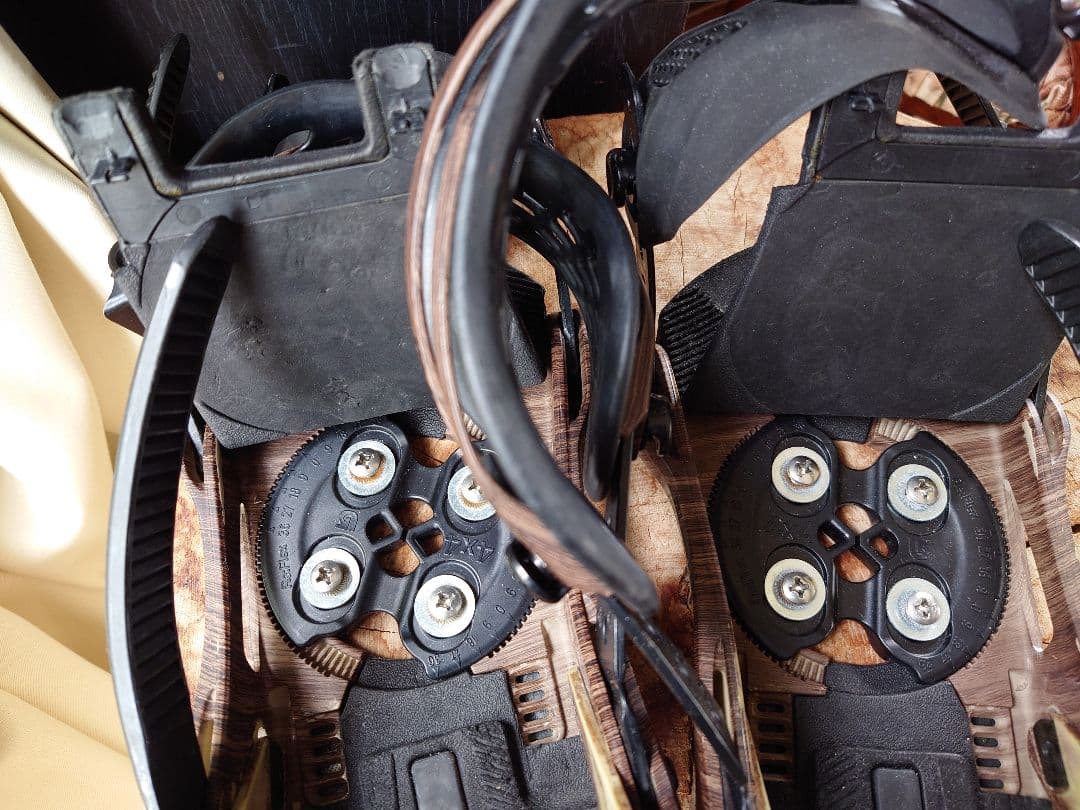 Burton Genesis スノーボードビンディング 2016年製 ウッド調