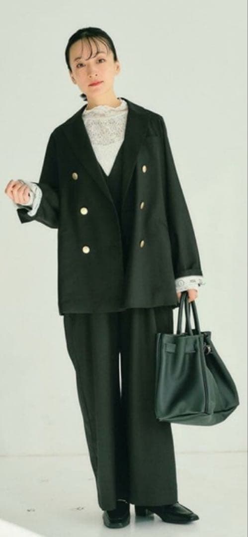 PUAL CE CIN TRサロペット　ブラック