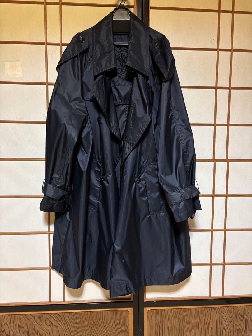 Yves Saint Laurent ナイロントレンチコート　2011aw