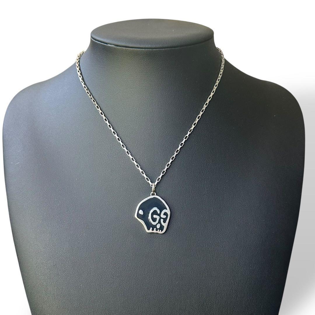 GUCCI ゴースト　スカル　ネックレス SV925 silver シルバー