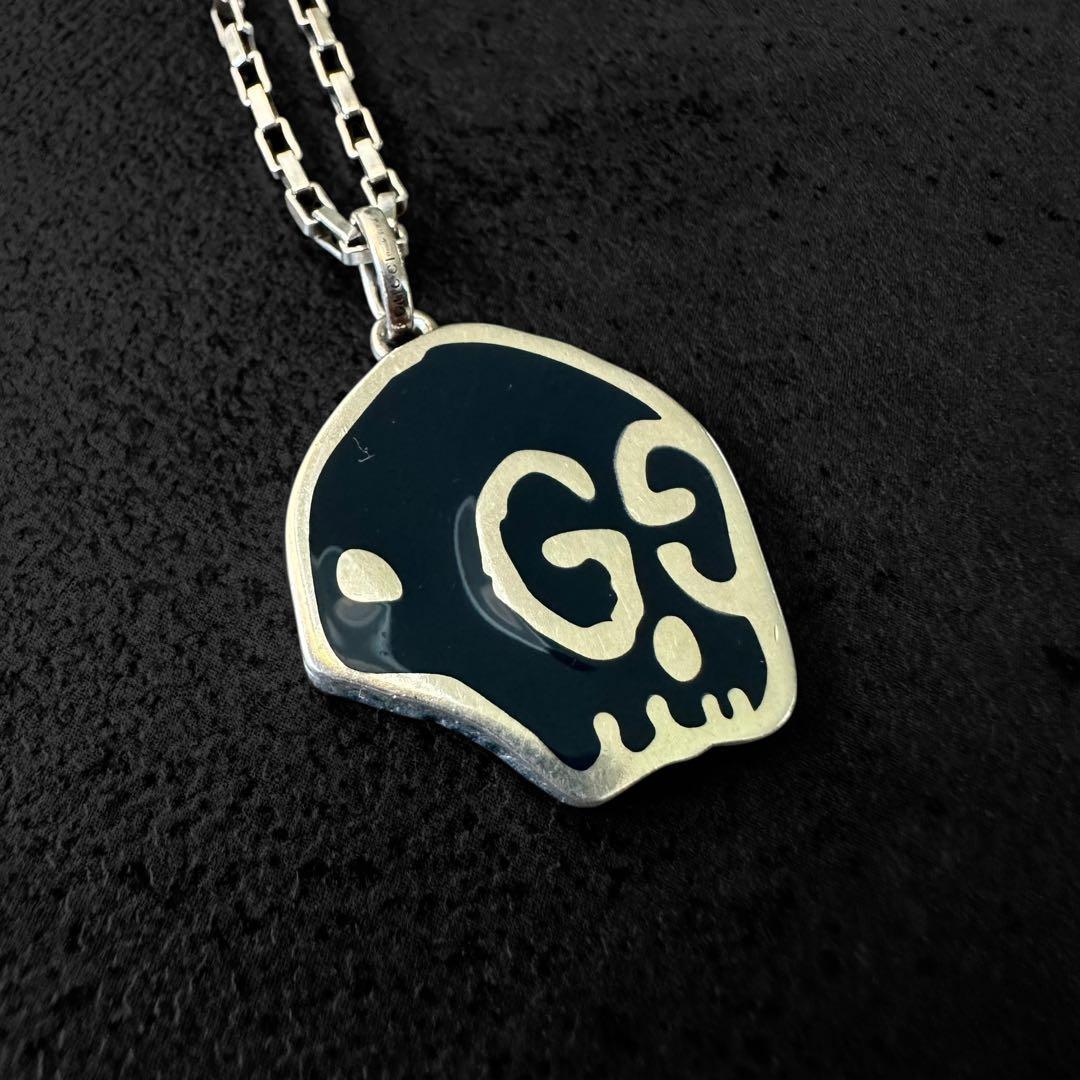GUCCI ゴースト　スカル　ネックレス SV925 silver シルバー