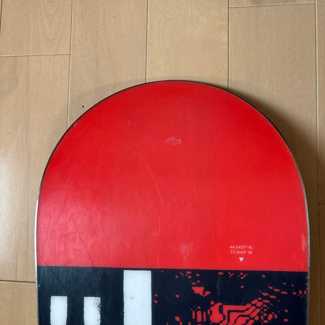 BURTON スノーボード 黒/赤