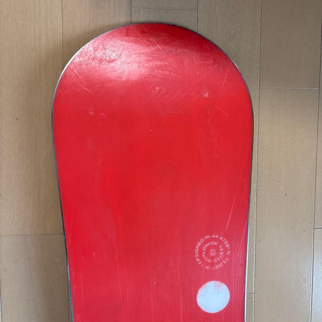 BURTON スノーボード 黒/赤