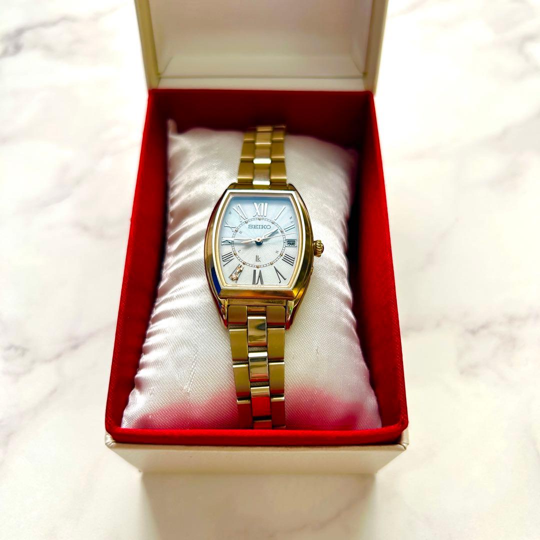 セイコー ルキア 稼働　SEIKO 電波 ソーラー SSQW046 美品