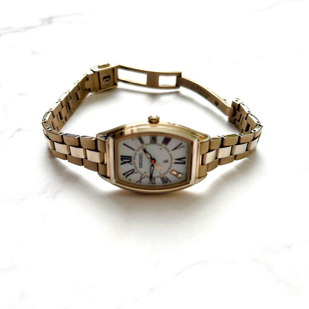 セイコー ルキア 稼働　SEIKO 電波 ソーラー SSQW046 美品