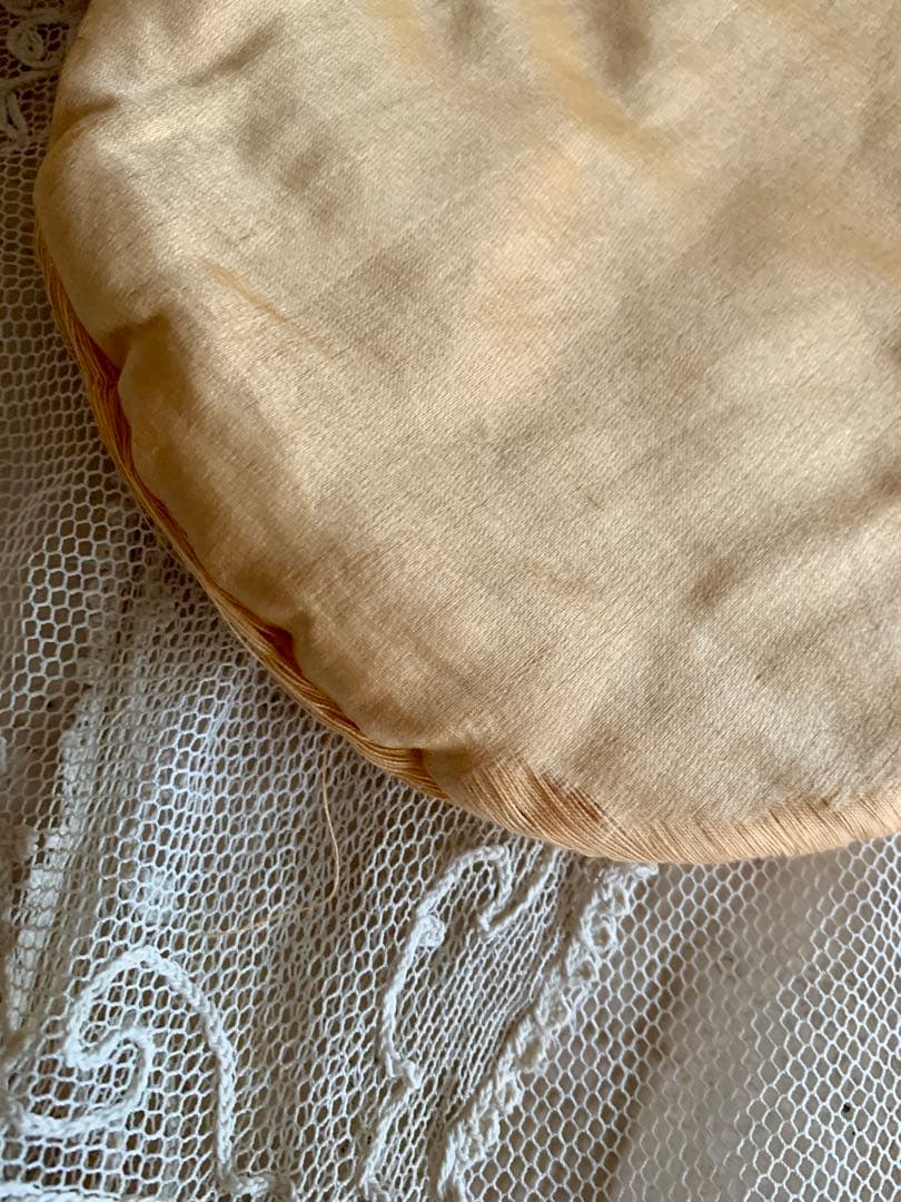 アンティークシルクハンキーケースロココモチーフ※フランス※アメリカ