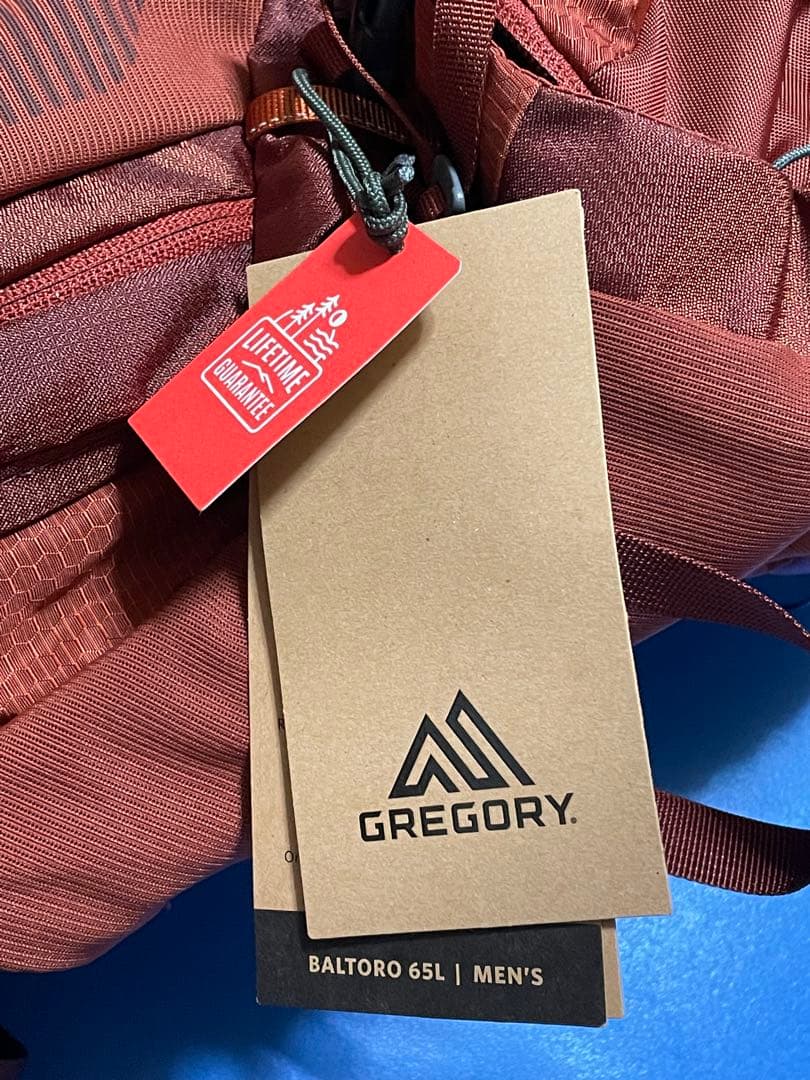 GREGORY バックパック　新品未使用品　バルトロ65 レッド　サイズL