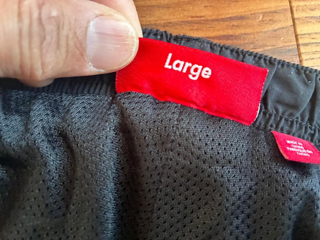 Supreme Spellout Embroidered トラックパンツ L
