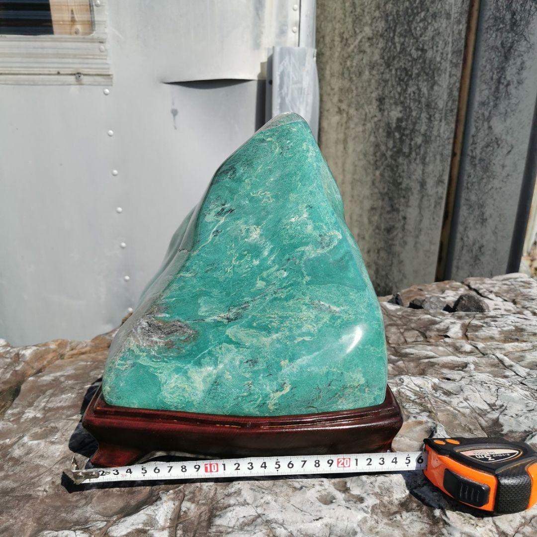 ナミビア翡翠　25.8キロ　翡翠　ヒスイ　鑑賞石　石　盆石　水石　置物　オブジェ
