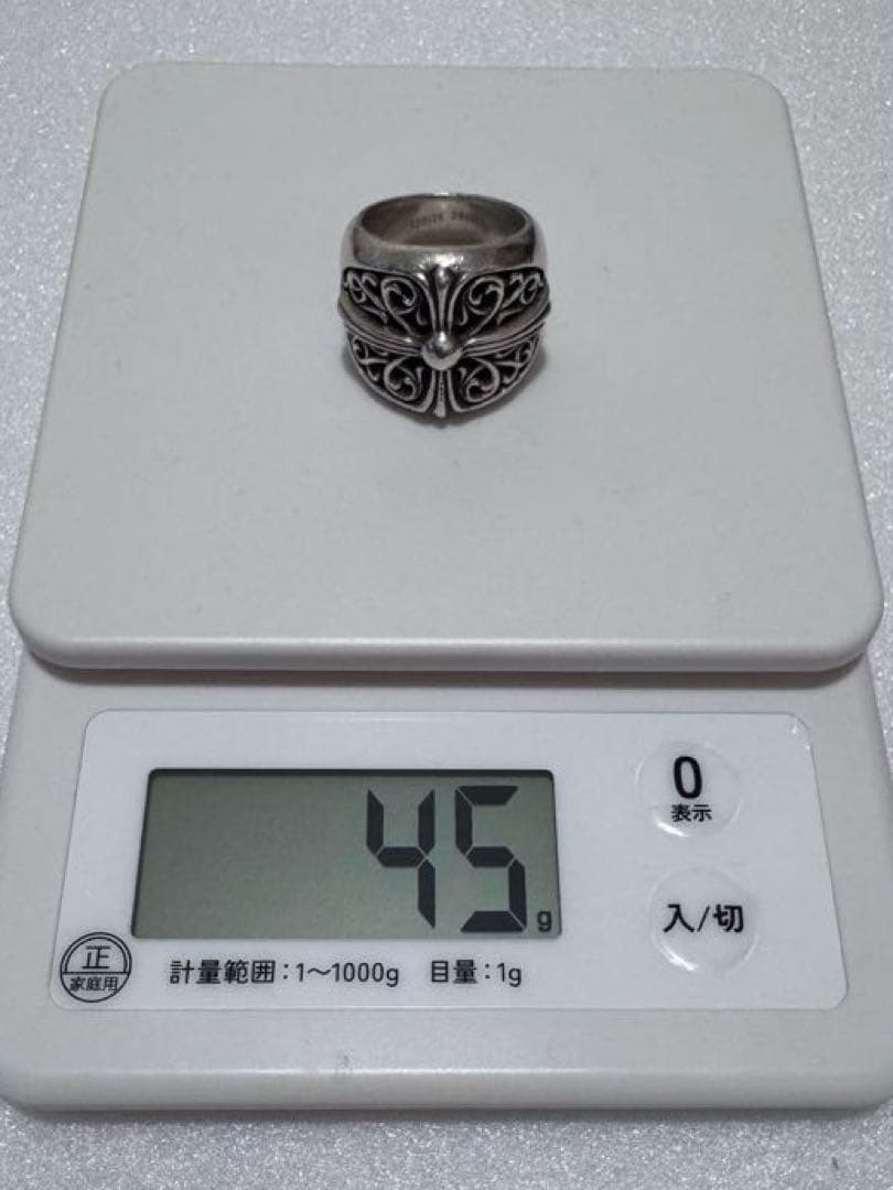【購入条件あり】クロムハーツ　クラシックオーバルクロスリング　22号