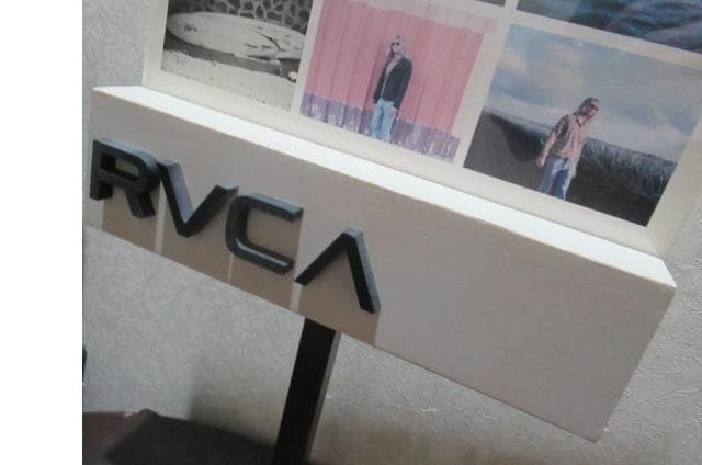 激レア　店舗用　RVCA ルーカ　両面ロゴ入り　看板　置物