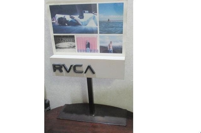 激レア　店舗用　RVCA ルーカ　両面ロゴ入り　看板　置物