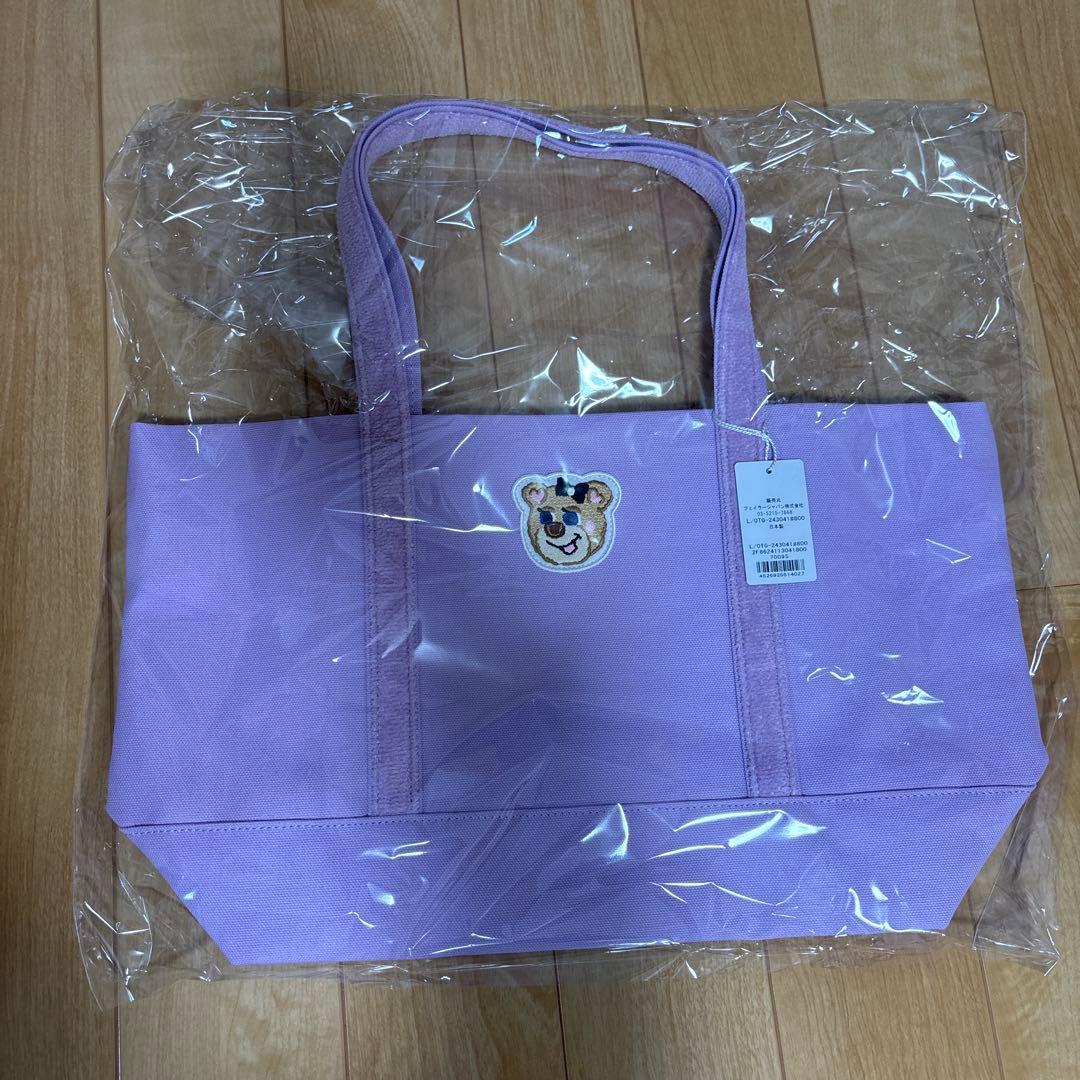 オールドテディガール　ワッペントートバッグ　L/OTG-243041