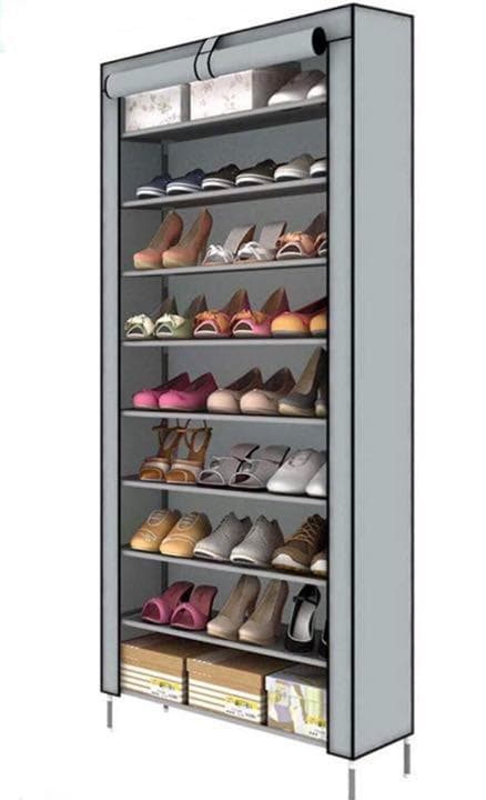 ロングブーツも折らずに収納OK♪❤嫌な臭いが籠もらない★お洒落シューズラック