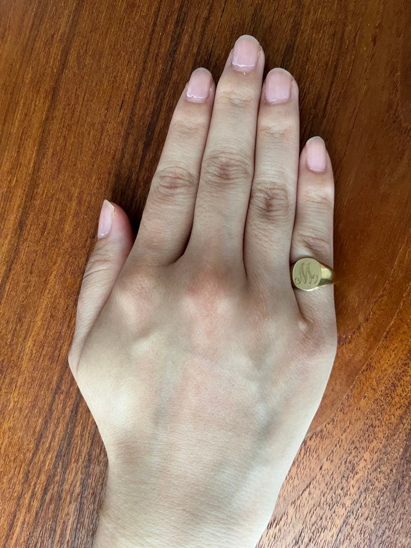 【在庫ラスト】ヴィンテージ 10K G.F シグネットリング 9.5号 US製