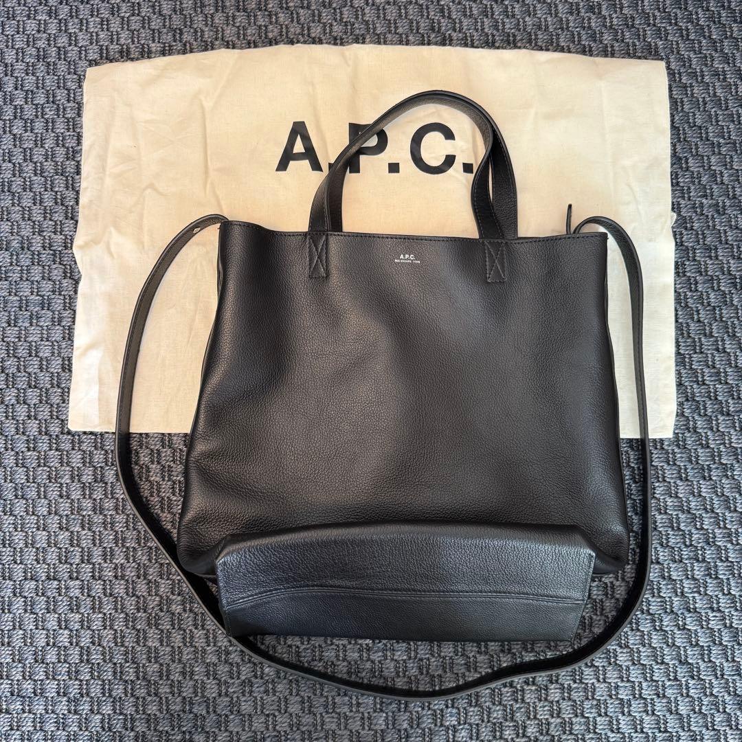 【美品】A.P.C. CABAS MAIKO レザートートバッグ 2WAY