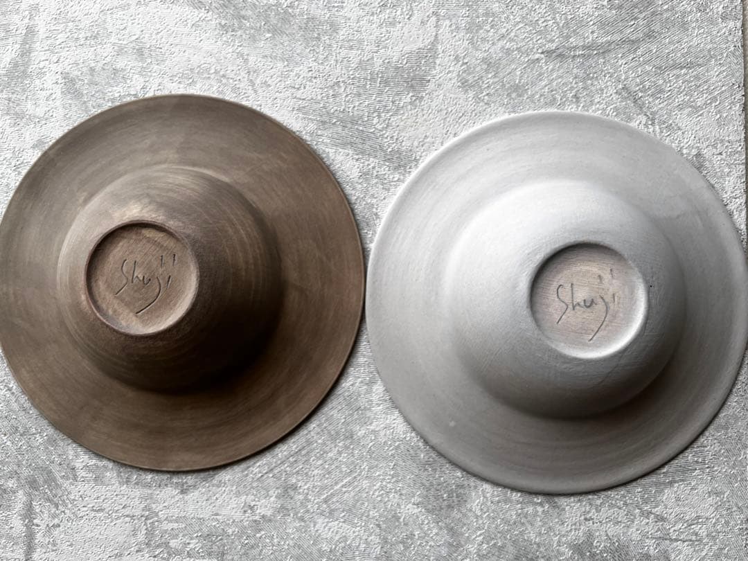 児玉修治　カンヴァス　スープリム皿　2枚組