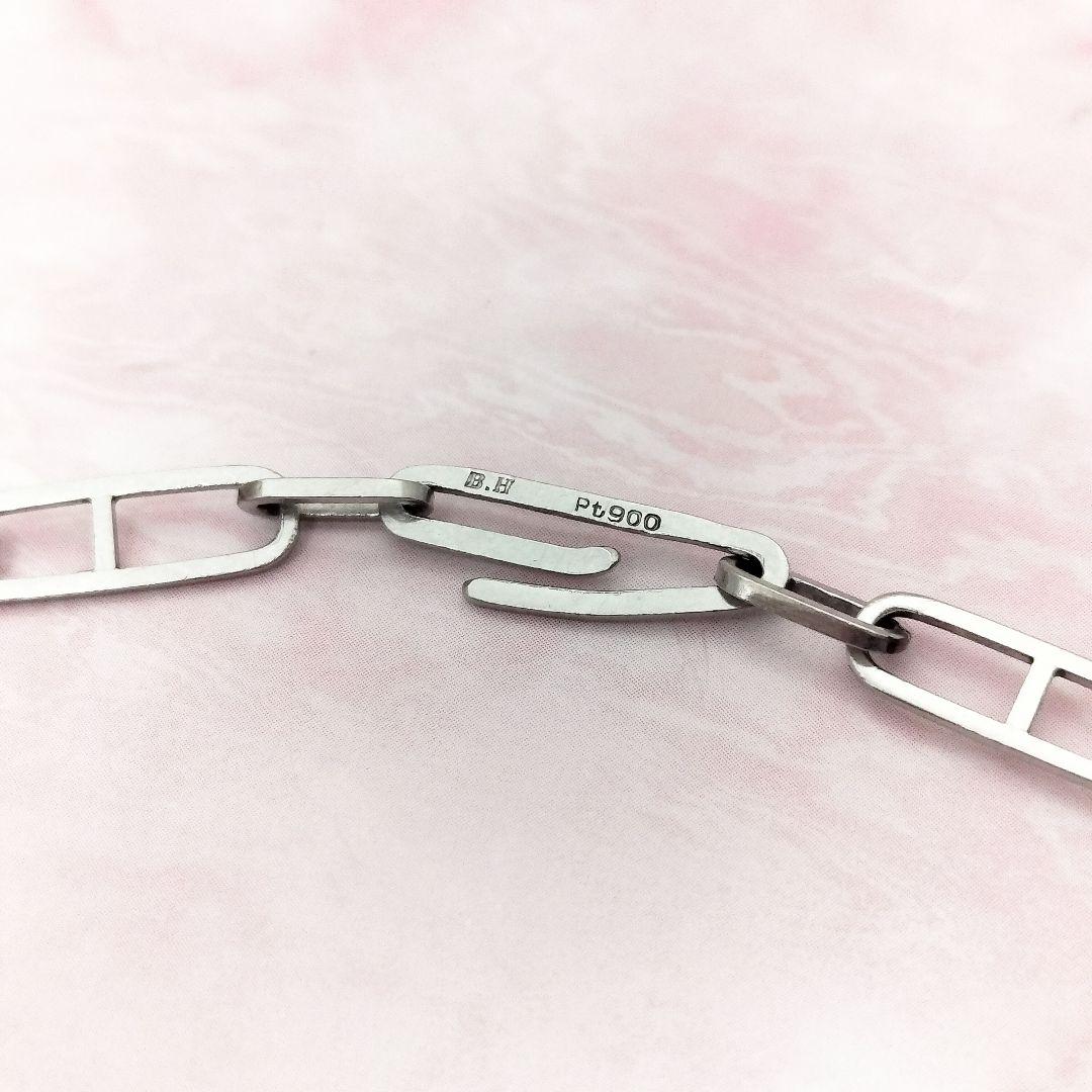 ＠さとしPt900 プラチナ ブレスレット アンカーチェーン 17,3cm