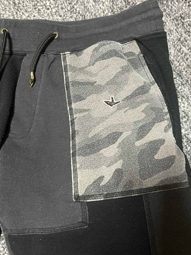 1PIU1UGUALE3 RELAX カモフラ スウェット セットアップ XL