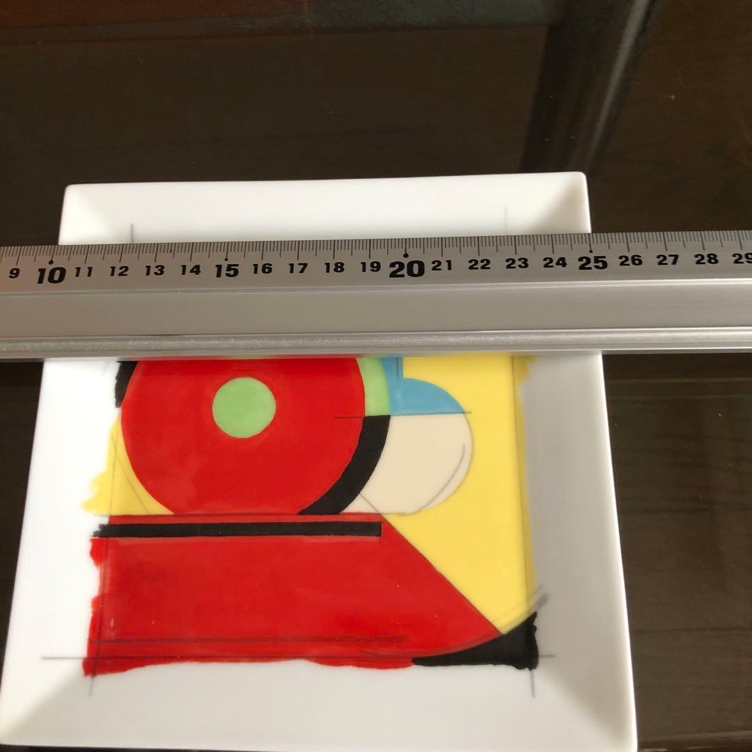 エルメス　四角　飾り皿×菓子皿セット