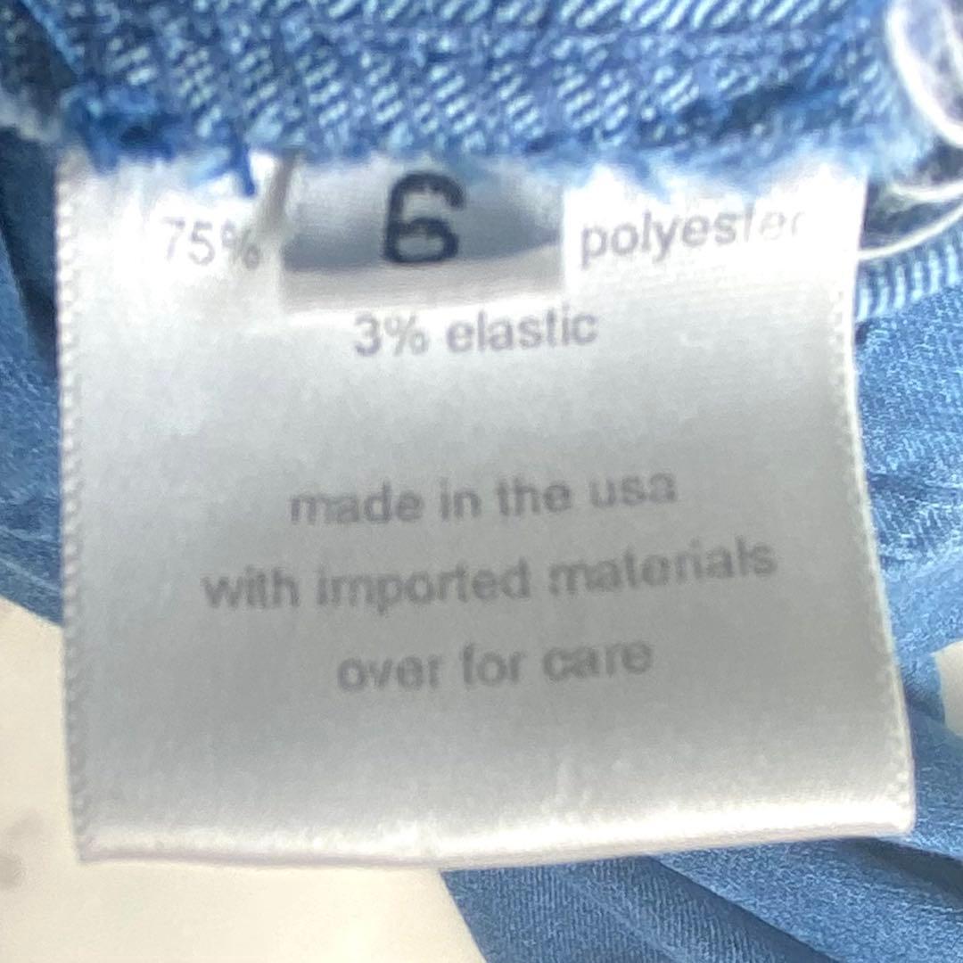 極美品レイチェルコーミー デニムシャンブレージャンプスーツ オールインワン 6