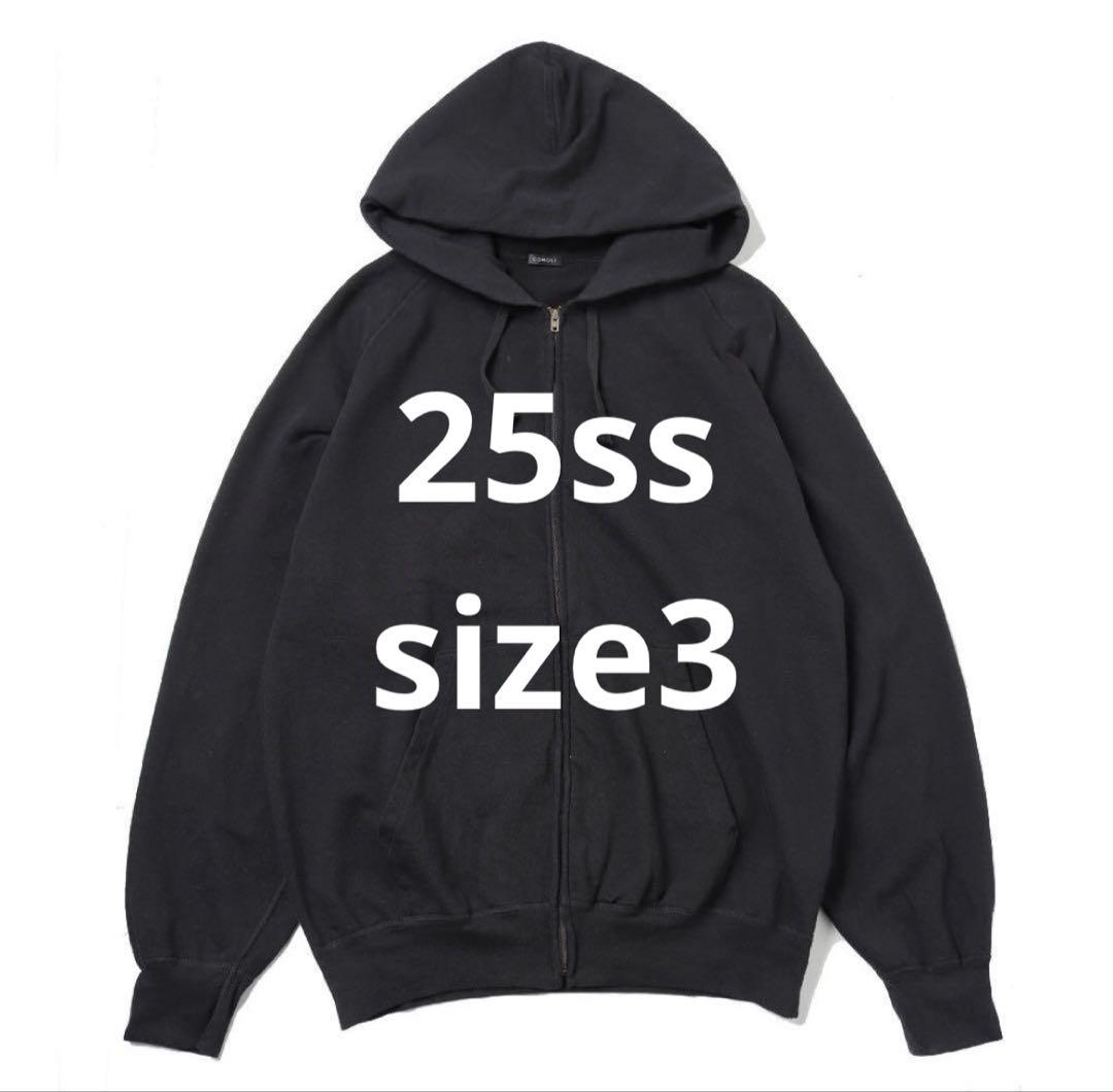 comoli lw コットン裏毛スウェットセットアップ