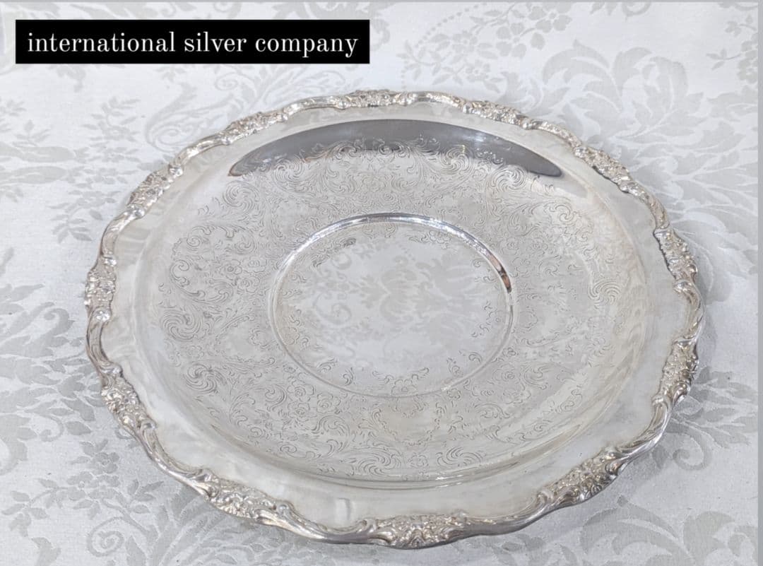 【昭和レトロ】アメリカ　ヴィンテージ　シルバートレイ　シルバートレー