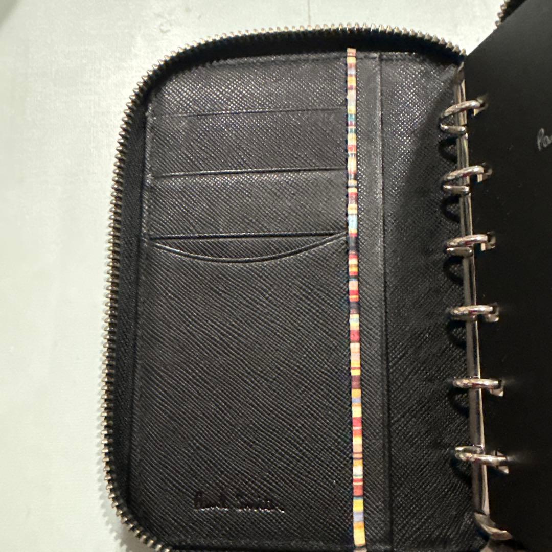 Paul Smith ブラック リフィル式手帳