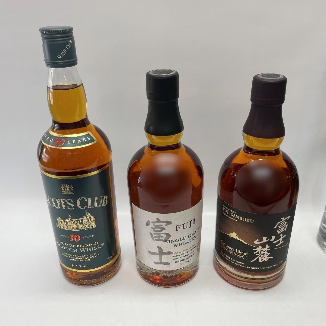 6本セット ウイスキー等 富士 富士山麓