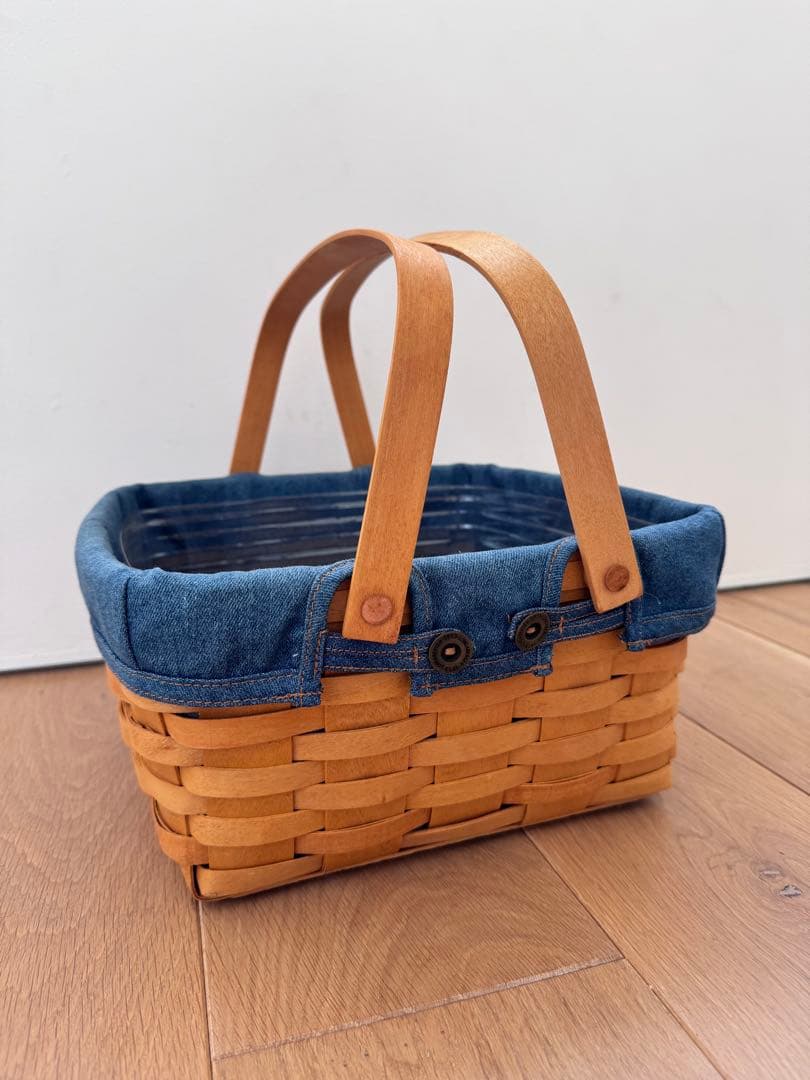 【希少フルセット】ロンガバーガー バスケット デニムライナー 2000年製