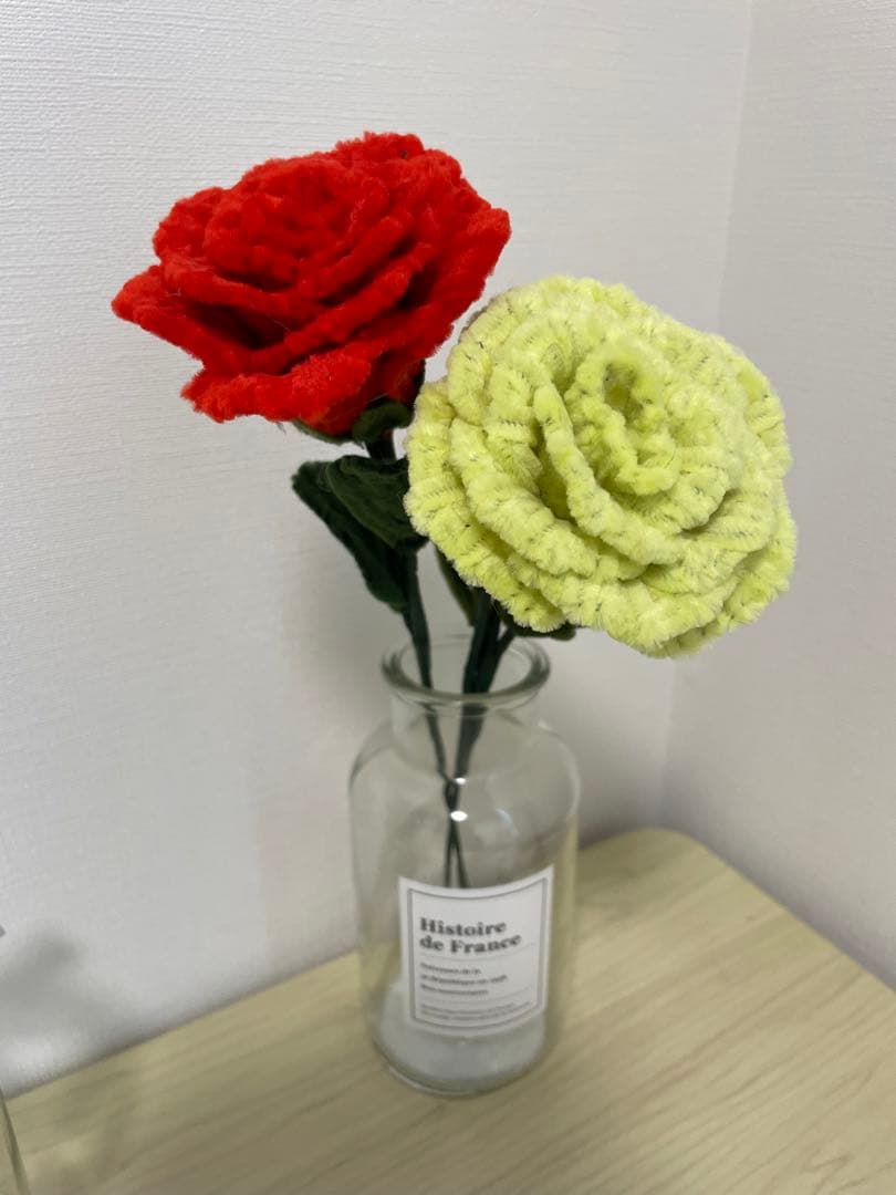 な　モールフラワー　ハンドメイド