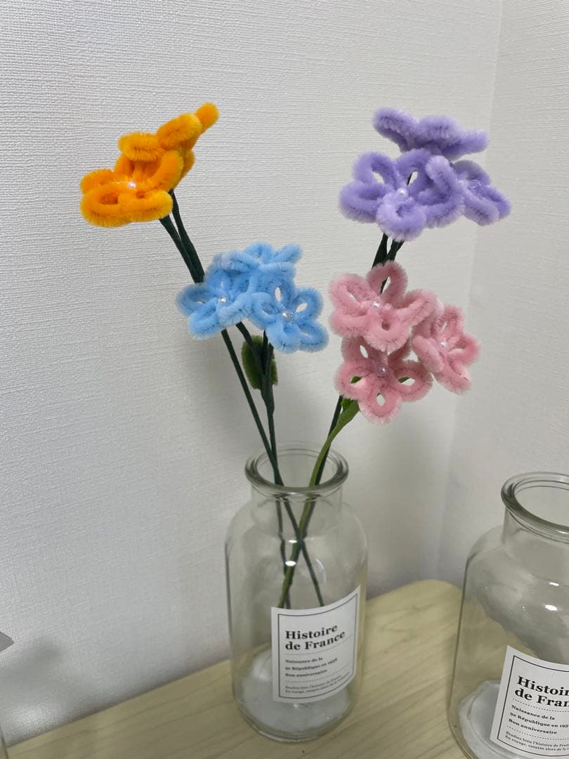 な　モールフラワー　ハンドメイド